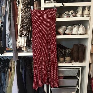 Flynn skye Red Polka Dot Women's Skirt